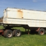 Farm Tipping Trailer, Bogie Axel, 6.6m Long, 2.4m Wide. 