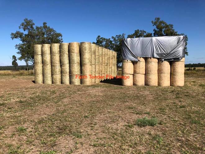SSS Sorghum Hay Rolls
