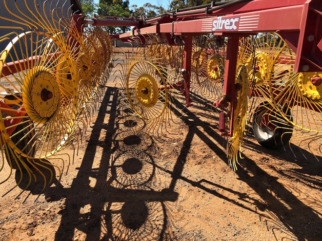 16 Wheel Sitrex Magnum Rake As New