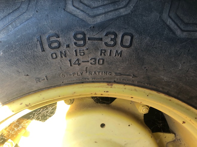16.9-30 Tyres  to suit 15 inch Rim x 2
