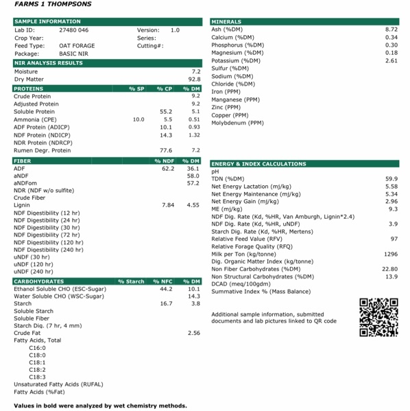 Small Squares Oaten Hay bales - SOLD BY THE BALE - Approximately 1000 Bales