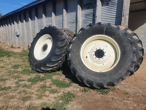 710/70R42 Tyres and Rims x 8