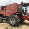Case IH 7230 combine with Case IH 35ft 2162 Flex Front 2012