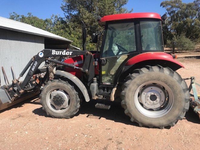 Case JX 80 Tractor with FEL