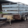 2014 11' x 6' Tandem Trailer with hydraulic tipper