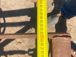 John Shearer 5.3 metre fold up  Scarifier