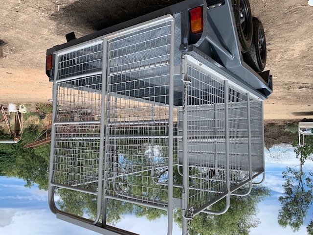 Stock Crate on Trailer