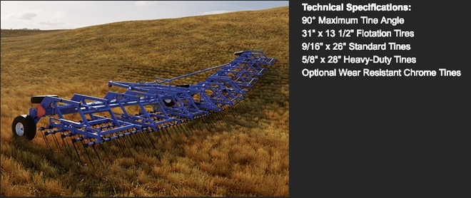 Brandt Contour Commander Heavy Harrows  8200
