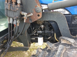 New Holland TD95D Tractor with Front End Loader