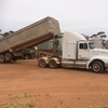 91 Western Star Prime Mover with Trio Tri-Axle Trailer