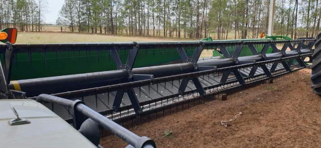 2003 John Deere 9650 STS Header with 36ft Front & trailer