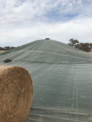 GRAIN BUNKER TARP - 32M X 20M NEW - CANVACON 7000