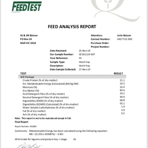 Vetch Hay