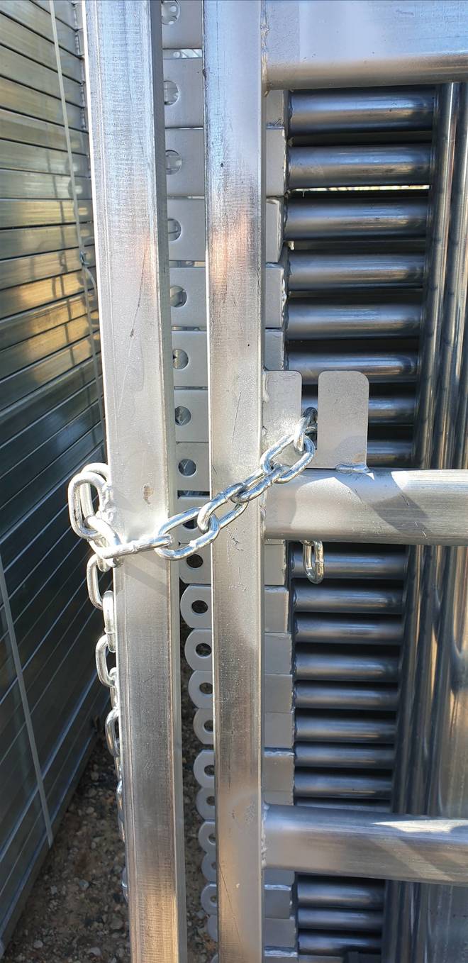 New 2 x Horse/Cattle Gates 60mm x 30mm Rail - 2% + GST Buyers Premium on all lots