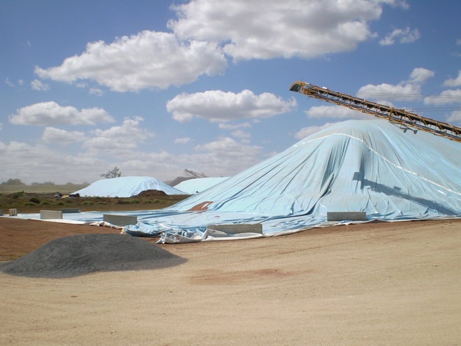 BUNKER TARP 50M X 32M  BRAND NEW   