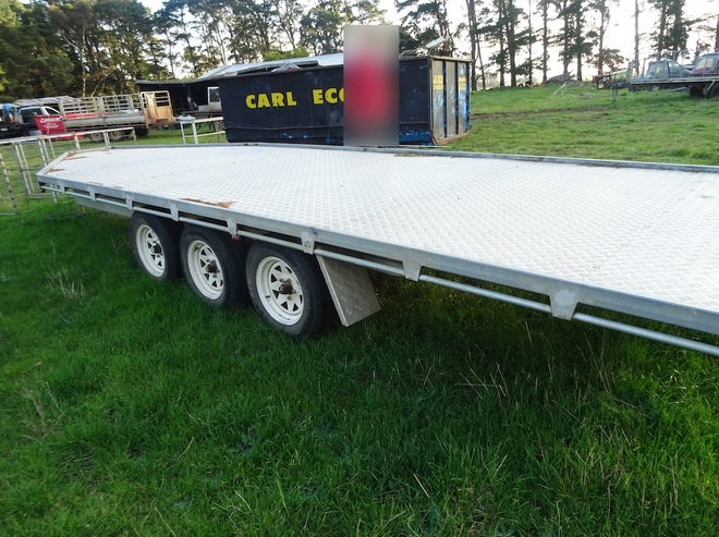 Flat Top Trailer Tri-axle