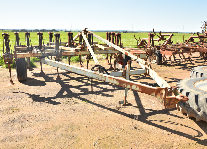 Under Auction - John Shearer Chisel Plough 14 Tyne - To Be Auctioned on 01/10/19 
