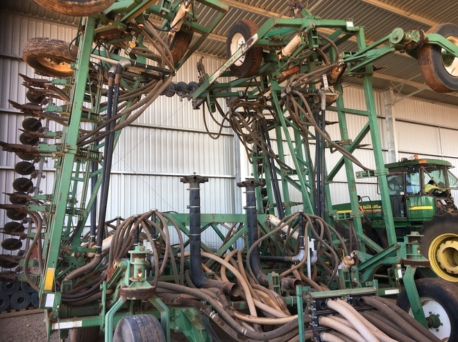 54ft Smale Multi-Vator Seeder Bar with Flexi-Coil 2640 Air Cart