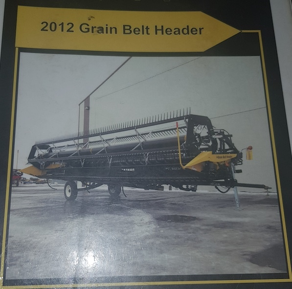 2012 Honey Bee SP40 Grain Belt 42' Header Front