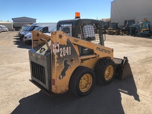 2008 Mustang 2041 Skidsteer loader ex council with 4 in1 loading Bucket with a Yanmar 4 cylinder diesel engine, 2517 hrs