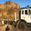 Case 1420 Header and Front with Acco 630 A Truck