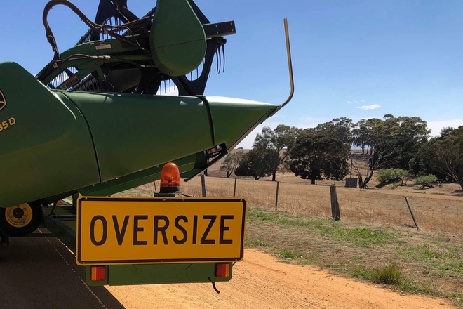 Trailer for 35ft JD front