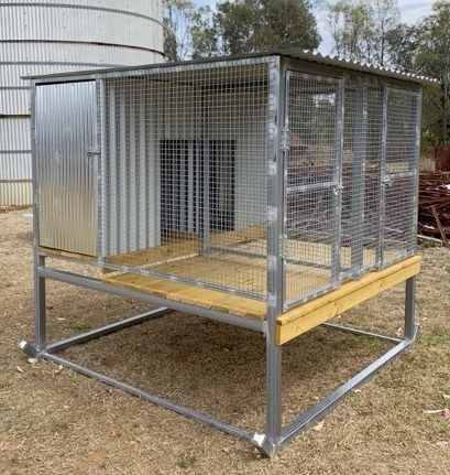 Dog Cage/Kennel - Two bay