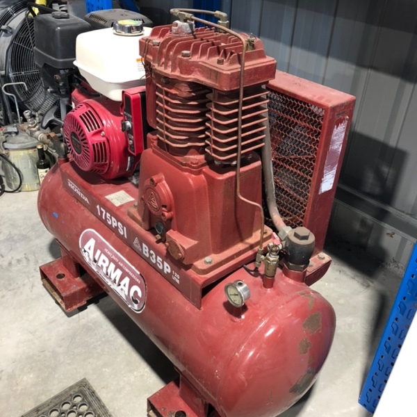 Petrol Air Compressor 35 CFM 175 PSI