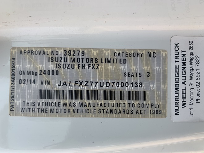 2014 Isuzu for Sale