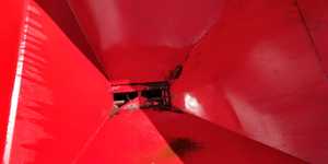 2015 Bromar Twin Bin, 50 Bag Feed Out Bin