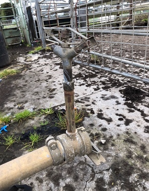 3 inch 8m long irrigation pipes with sprinklers x 20