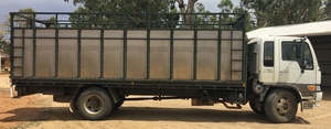 1997 Hino Tray Truck with stock crate