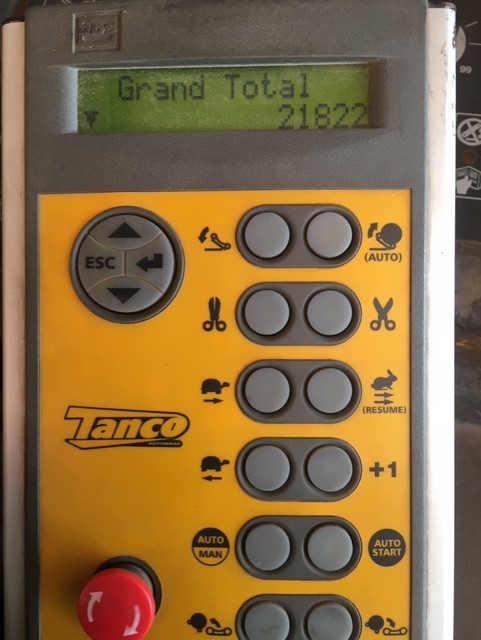 Tanco Bale Wrapper 1080 auto 3x3 square and round bale / silage