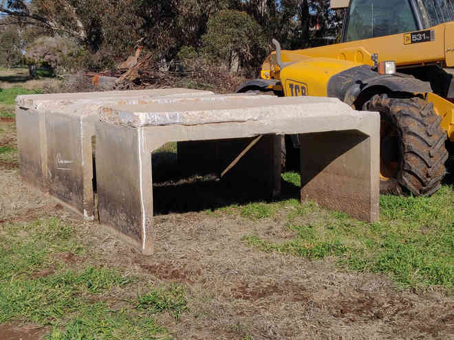 Concrete box Culverts set of 3