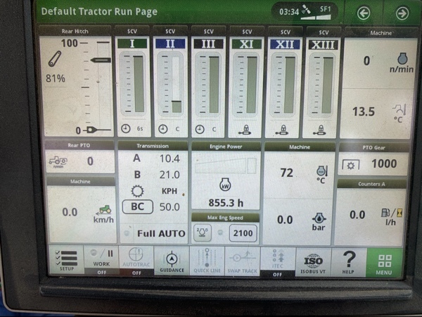 John Deere 6155R & 663R loader