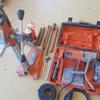 USED Husqvarna DM230 Diamond Drill Kit with assortment of bits