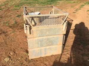 900L Galvanised Water Tank with Lid - 2% Buyers Premium on all Lots