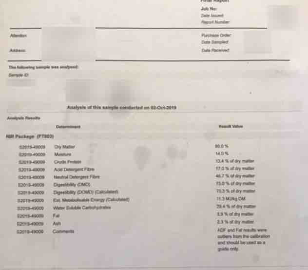 Wheaten Hay 8x4x3 Bales 'New Season'