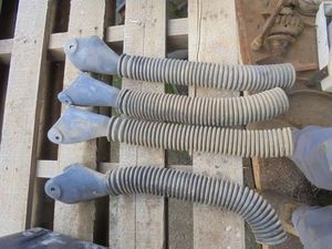 Under Auction - Combine Sowing Tubes MF500-55 - 2% Buyers Premium on all Lots