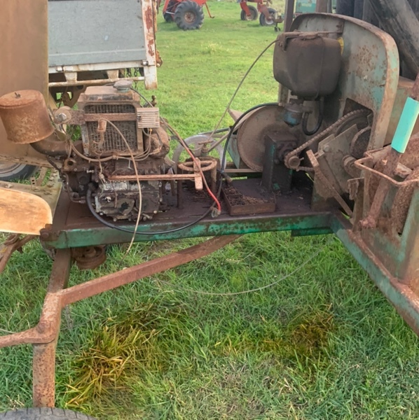 old irrigation reel