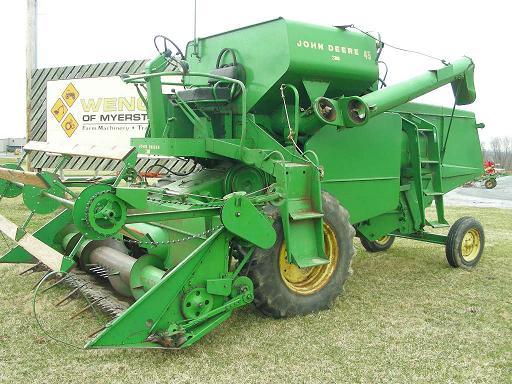 WANTED OLD JOHN DEERE MODEL 45 or 55 HEADER / HARVESTER / COMBINE