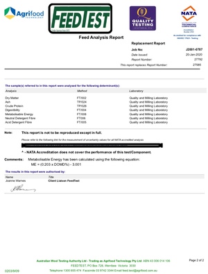 1100mt Molasses Treated Barley Straw 8x4x3 Bales