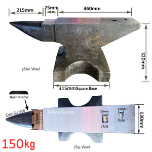 New 150kg Cast Steel Anvil