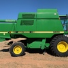 John Deere 9600 Header with JD 930 Flex Front + Trailer