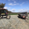 MacDon Windrower + 25ft Front + Carrier 