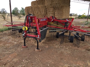 MF hay rake