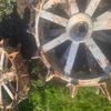 Under Auction - Pair of Old Tractor Wheels 