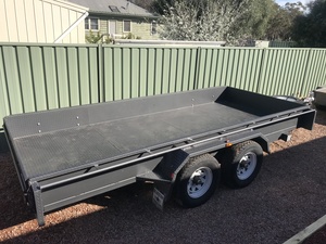 Tandem two axle box trailer  2018