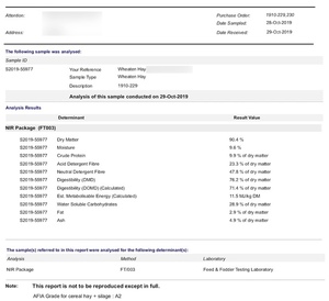 80mt Wheaten Hay 650kg 8x4x3 Bales