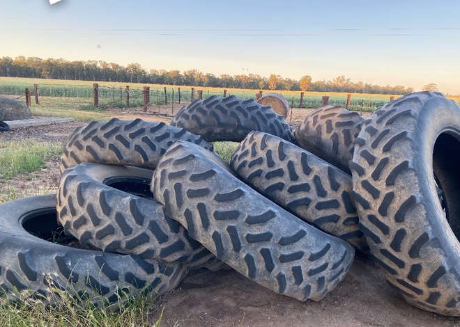 Tractor Tyre Casings x 8